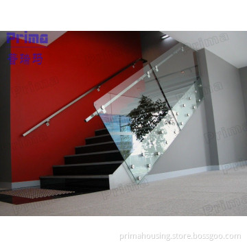 Stainless Steel Handrail Glass Staircase Balustrade
